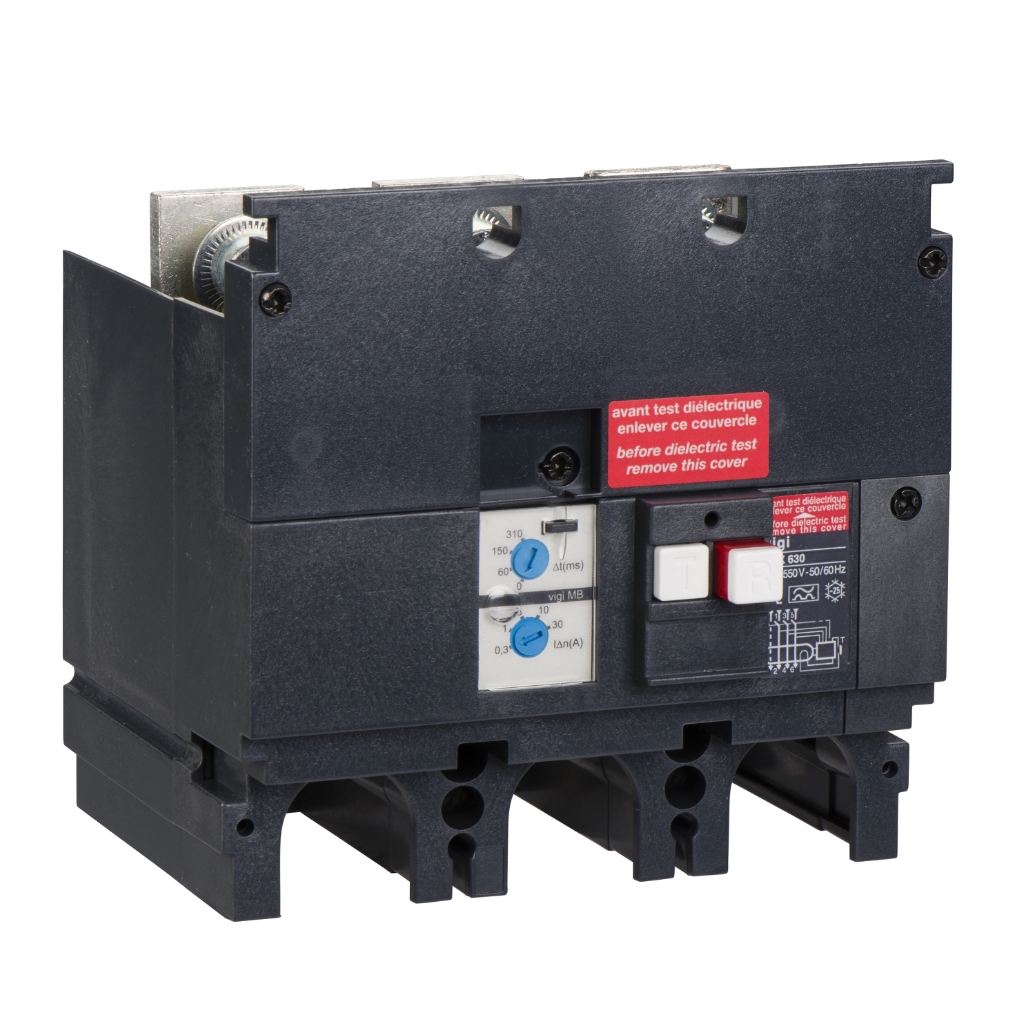 Modul Diferential Compact Vigi Mb - 300 - 30000 Ma - 440 - 550 V - 3 Poli Schneider LV432453