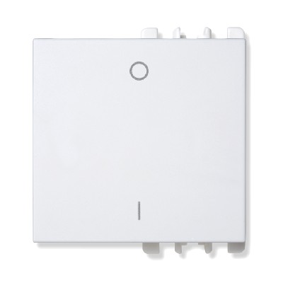 Capac - nea "0 1" pentru Intrerupator 2P 2 mod.Alb