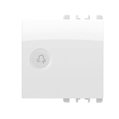 Capac - nea iluminat cu simbol "sonerie" 2 mod,Alb Glaciar