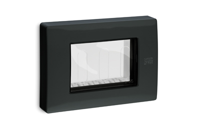 Rama cu capac - nea IP55 Antracit Nea 3 module
