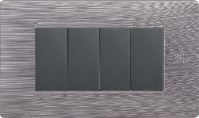 Rama decorativa nea - Flexa 4 mod tehnopolimer  Aluminiu sablat