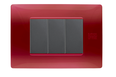 Rama decorativa Rama decorativa nea - Flexa 3 mod tecnopolimero (plastic) Rosu
