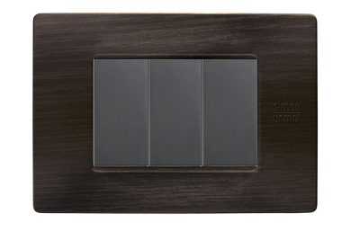 Rama decorativa Rama decorativa nea - Flexa 3 mod tecnopolimero (plastic) Wenge