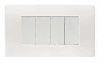 Rama decorativa Rama decorativa nea - Flexa 4 mod tecnopolimero (plastic) Alb Nea