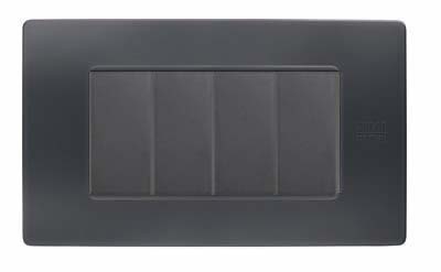 Rama decorativa Rama decorativa nea - Flexa 4 mod tecnopolimero (plastic) Antracit Nea
