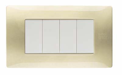 Rama decorativa Rama decorativa nea - Flexa 4 mod tecnopolimero (plastic) Auriu Satinat