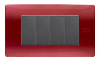 Rama decorativa Rama decorativa nea - Flexa 4 mod tecnopolimero (plastic) Rosu