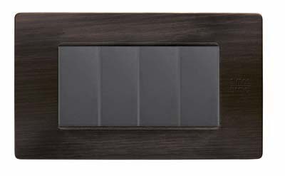 Rama decorativa Rama decorativa nea - Flexa 4 mod tecnopolimero (plastic) Wenge