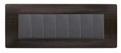 Rama decorativa Rama decorativa nea - Flexa 7 mod tecnopolimero (plastic) Wenge