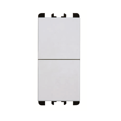 Buton - nea dublu 1P NO 10A Alb - 1 mod.
