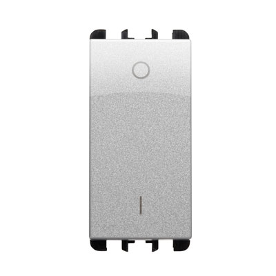 Intrerupator - nea cleme cu surub 2P 16A 1 mod Aluminiu