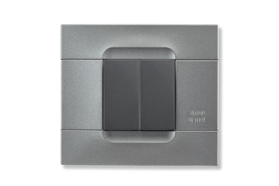 Rama decorativa nea - Kadra monocrom 2 mod tecnopolimero (plastic) Inox
