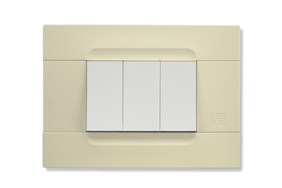 Rama decorativa nea - Kadra monocrom 3 mod tecnopolimero (plastic) Ivoar