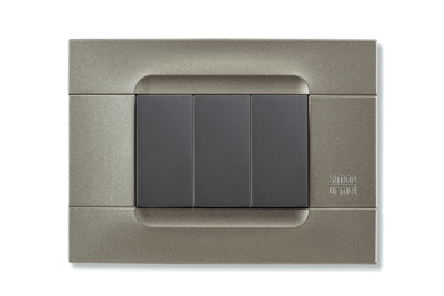 Rama decorativa nea - Kadra monocrom 3 mod tecnopolimero (plastic) Titan