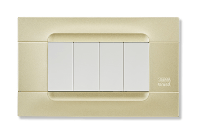 Rama decorativa nea - Kadra monocrom 4 mod tecnopolimero (plastic) Auriu