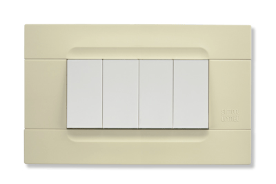 Rama decorativa nea - Kadra monocrom 4 mod tecnopolimero (plastic) Ivoar