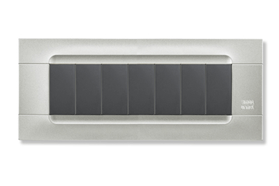 Rama decorativa nea - Kadra monocrom 7 mod tecnopolimero (plastic) Argintiu