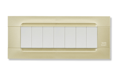 Rama decorativa nea - Kadra monocrom 7 mod tecnopolimero (plastic) Auriu
