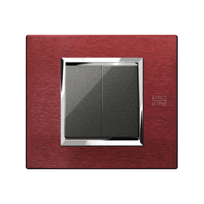Rama decorativa nea - expi 2M Aluminiu Rosu