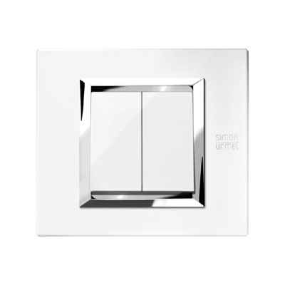 Rama decorativa nea - expi 2M Metal Alb Perlat