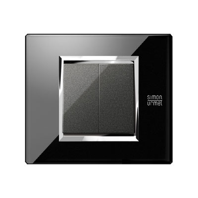 Rama decorativa nea - expi 2M Sticla Negru Lava