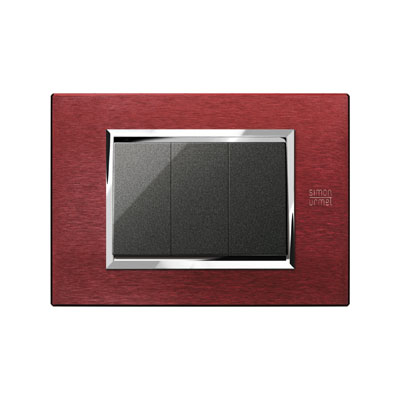 Rama decorativa nea - expi 3M Aluminiu Rosu
