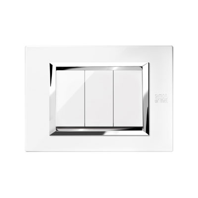 Rama decorativa nea - expi 3M Metal Alb Perlat