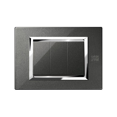 Rama decorativa nea - expi 3M Metal Negru Grafit