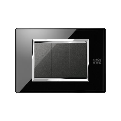Rama decorativa nea - expi 3M Sticla Negru Lava