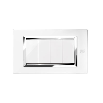 Rama decorativa nea - expi 4M Metal Alb Perlat