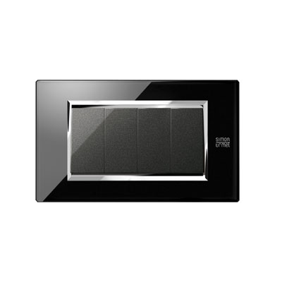 Rama decorativa nea - expi 4M Sticla Negru Lava