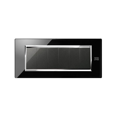 Rama decorativa nea - expi 6M Sticla Negru Lava