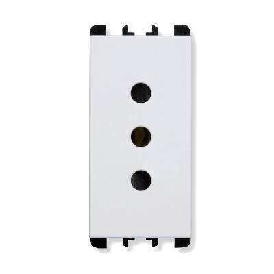 Priza 2P+T - nea 10A 250V Alb