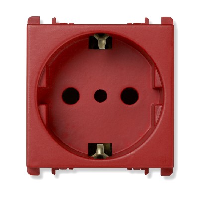 Priza 2P+T - nea 16A tip P30 Rosu
