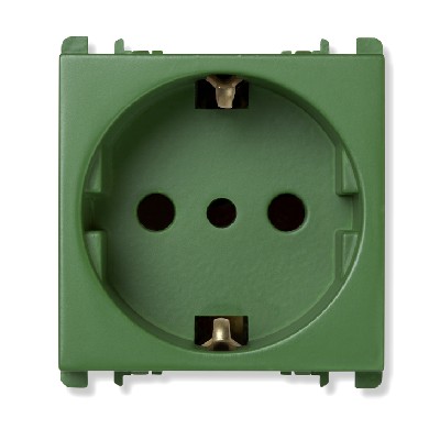 Priza 2P+T - nea 16A tip P30 verde