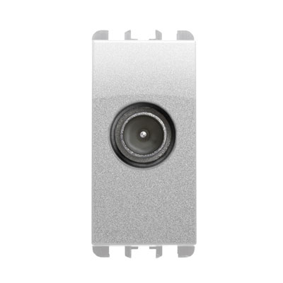 Priza TV pasanta - nea att. 18 dB tata IEC 169-2 1 mod Aluminiu