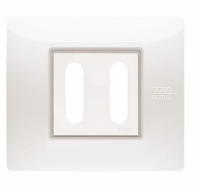 Rama cu capac - nea IP55  Alb - 2 module