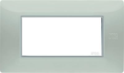 Rama cu capac - nea IP55 Gri Ral 7035 - 4 module