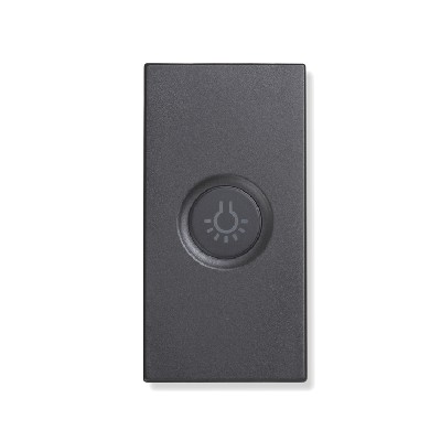 Tasta de acoperire - nea cu simbol "lumina" 1 mod. Antracit