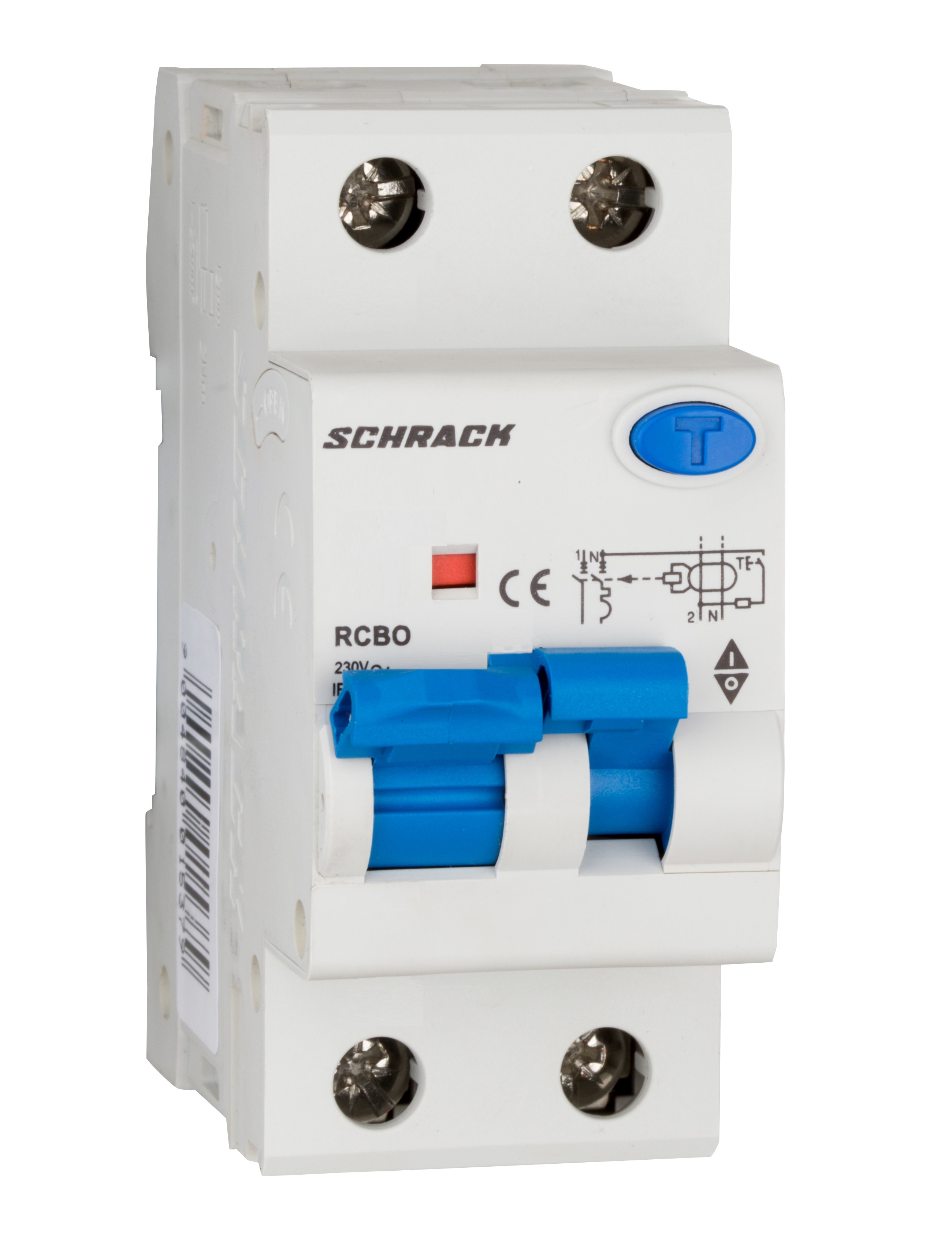 Intrerupator, automat, diferential, schrack, amparo, tip a, bipolar, 1p+n, curba b, 16a, 100ma, 10ka