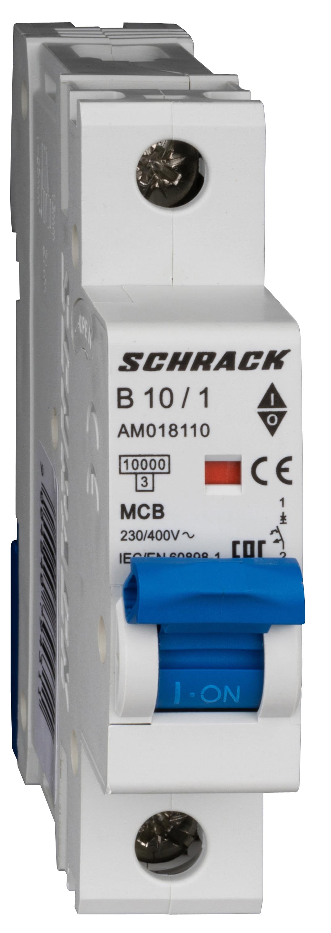 Intrerupator, Automat, AMPARO, Monopolar, 1P, Schrack, Curba, B, 10A, 10kA, Schrack, AM018110-- 