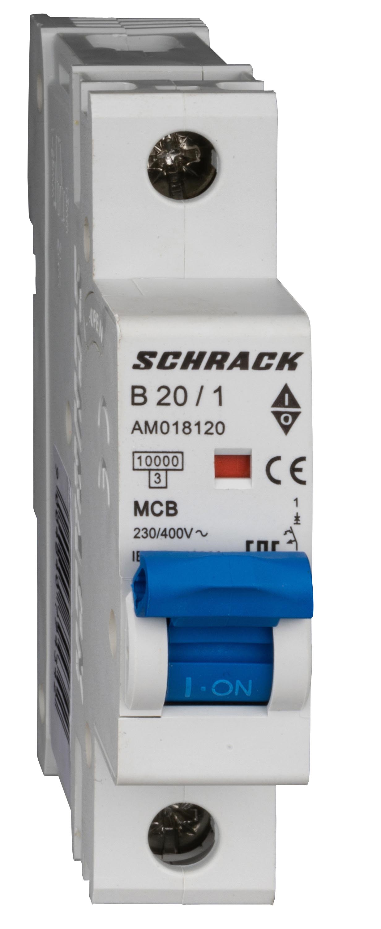 Intrerupator, automat, amparo, monopolar, 1p, schrack, curba, b, 20a, 10ka, schrack, am018120--