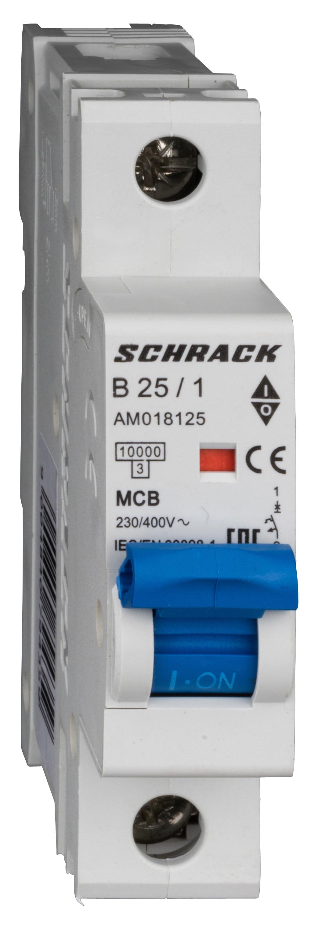 Intrerupator, Automat, AMPARO, Monopolar, 1P, Schrack, Curba, B, 25A, 10kA, Schrack, AM018125-- 