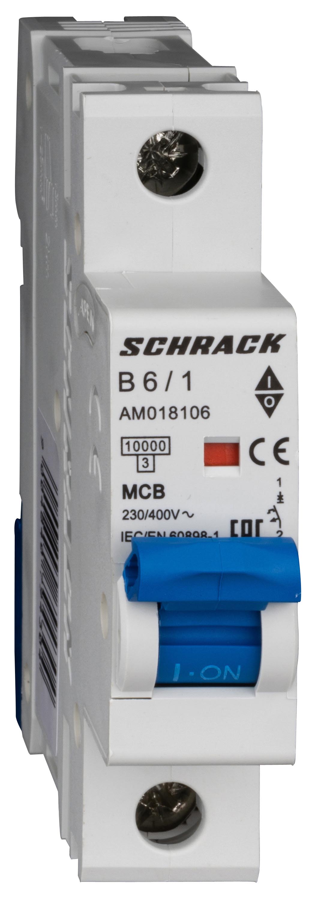 Intrerupator, Automat, AMPARO, Monopolar, 1P, Schrack, Curba, B, 6A, 10kA, Schrack, AM018106--