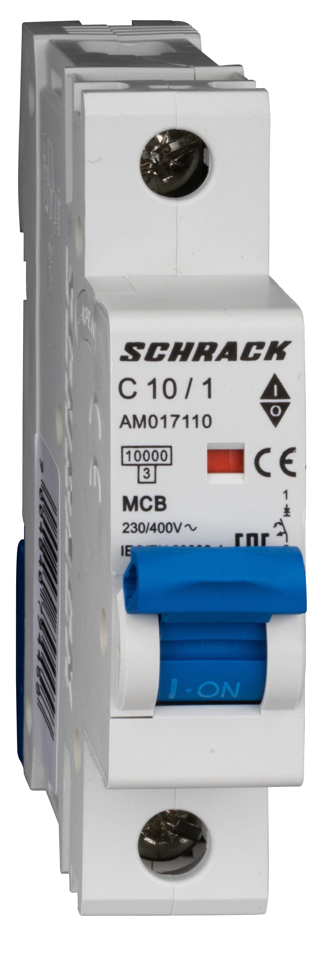 Intrerupator Automat AMPARO Monopolar 1P Schrack Curba C 10A 10kA Schrack AM017110--