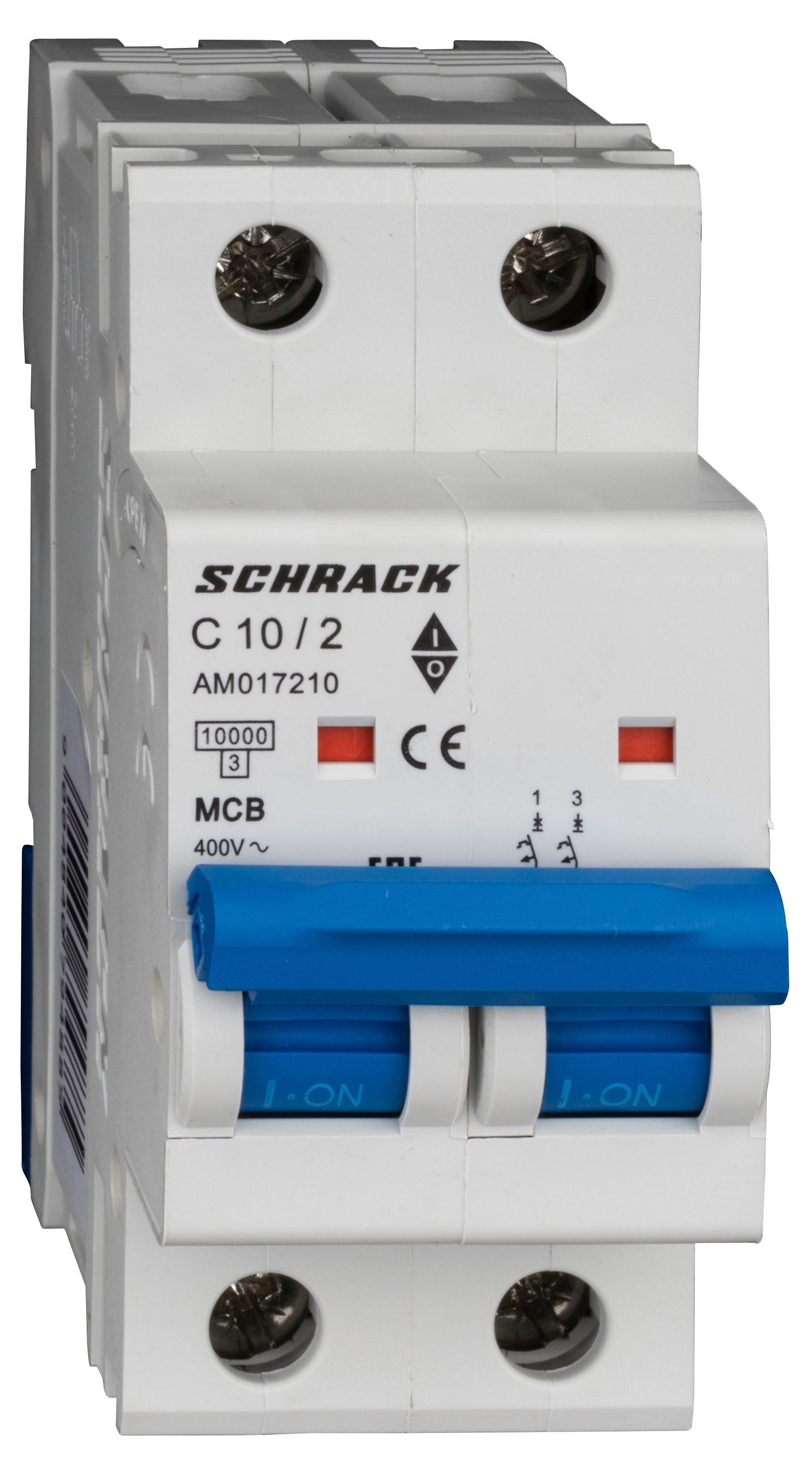 Intrerupator Automat AMPARO Bipolar 2P Schrack Curba C 10A 10kA Schrack AM017210--