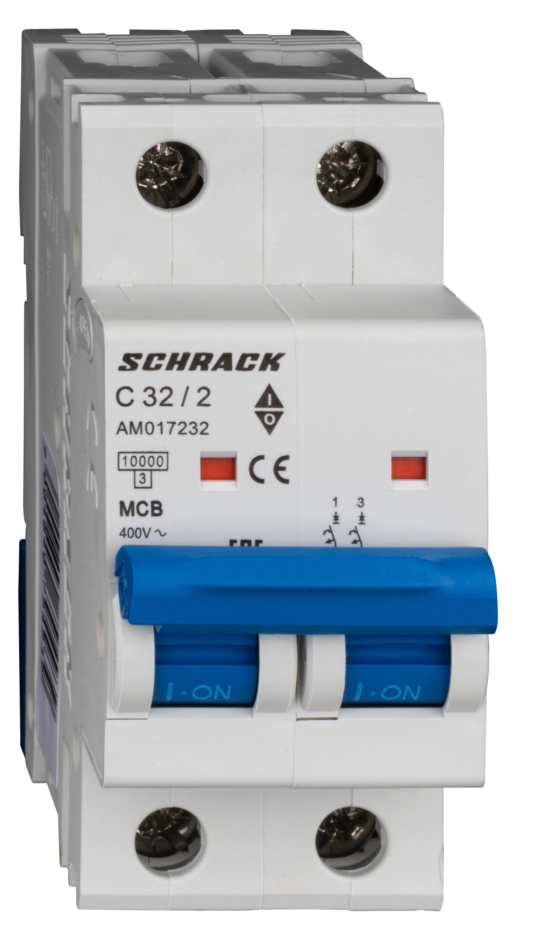 Intrerupator Automat AMPARO Bipolar 2P Schrack Curba C 32A 10kA Schrack AM017232--