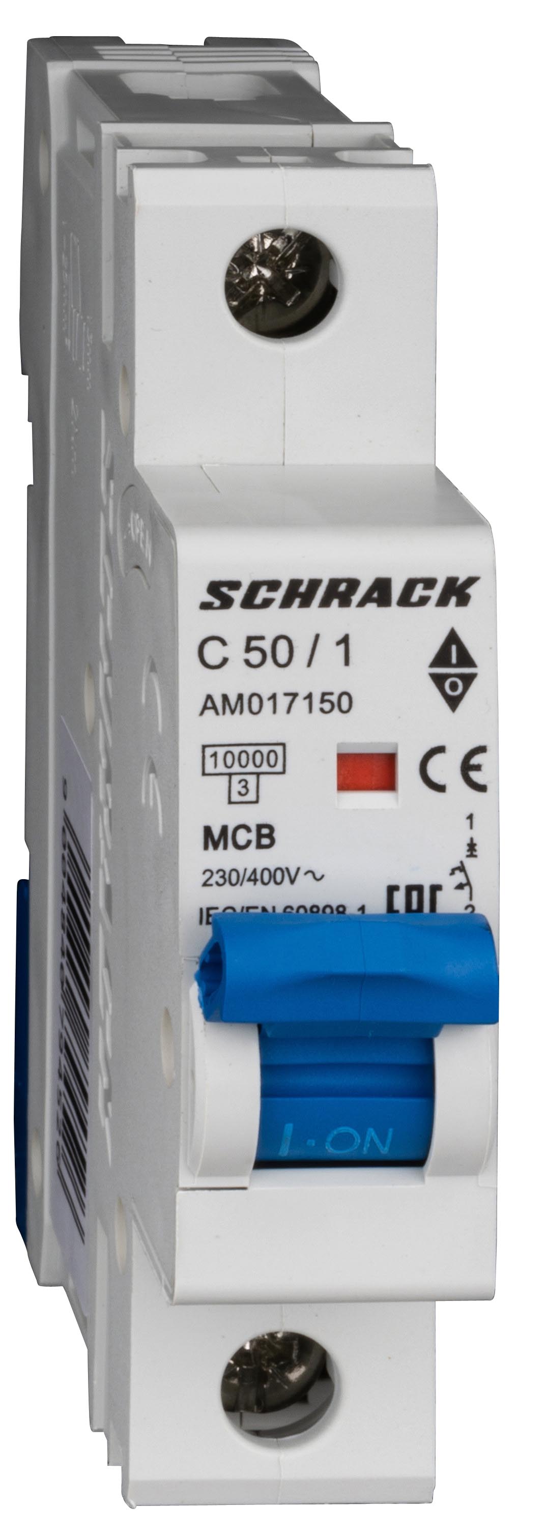 Intrerupator, automat, amparo, monopolar, 1p, schrack, curba, c, 50a, 10ka, schrack, am017150--