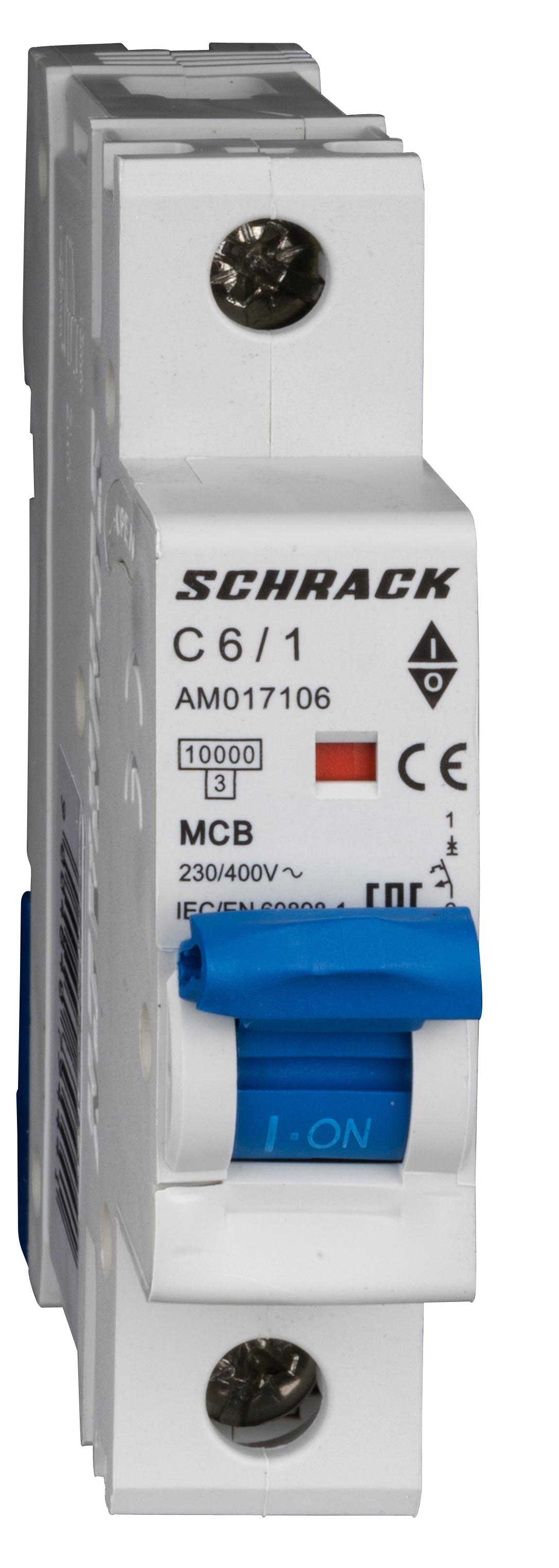 Intrerupator Automat AMPARO Monopolar 1P Schrack Curba C 6A 10kA Schrack AM017106--