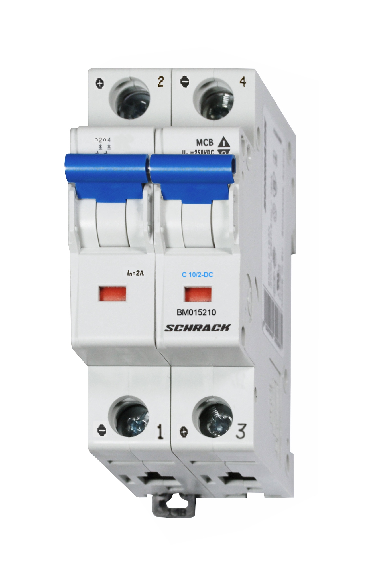 Intrerupator Automat Bipolar 2P Schrack Curba C 10A Curent continuu Schrack BM015210--